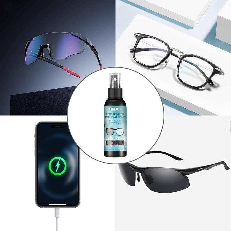 [Australia] - Glasses Cleaning Spray Glasses Cleaner Spray 100 ml Glasses Lens Repair Spray Glasses Scratch Repair Spray Glasses Lens Removal Scratches Spray 