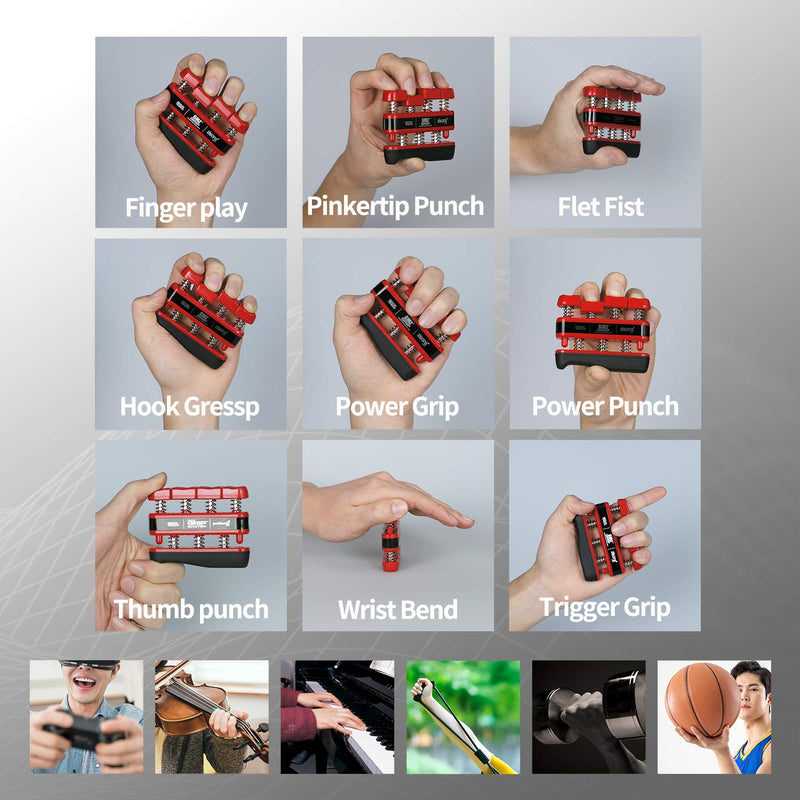 [Australia] - Grip Exerciser, Hand Exerciser, Finger Exerciser. 9lb(Black) 7lb(Red) 5lb(Blue) Blue 