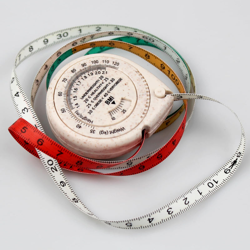 [Australia] - 1 piece body measuring tape with BMI, body measuring tape 150 cm, body measuring tape, body measuring tape, tailor measuring tape, fitness gadgets for men and women, body measurement monitoring BMI 