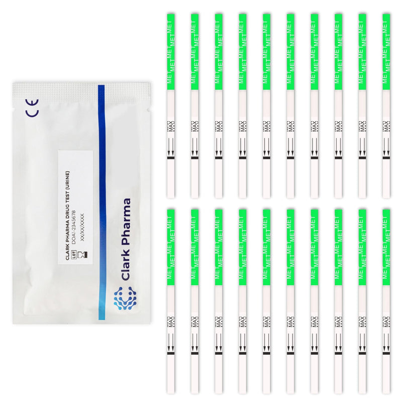 [Australia] - 20 x Methamphetamine Drug Test Strips | Tests urine for crystal meth | Methamphetamine rapid test kit 
