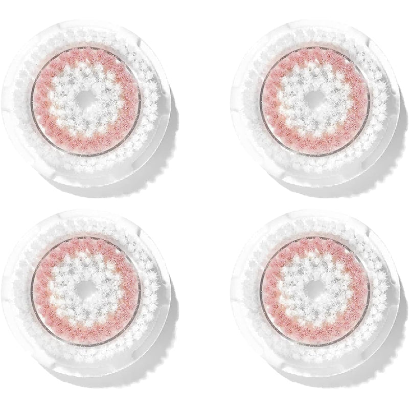Clarisonic Brush Head Replacement | Radiance Facial Cleansing | Compatible with Mia 1, Mia 2, Mia Fit, Alpha Fit, Alpha Fit, Verified by Transparency,4 Count 4-count