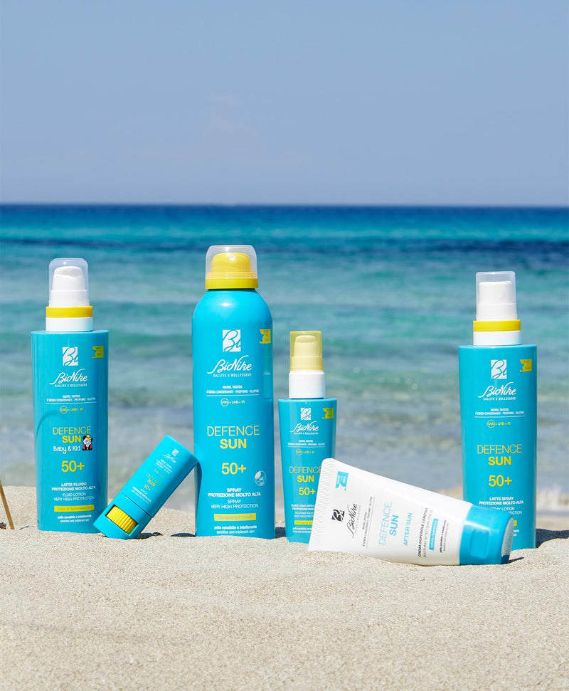 [Australia] - Bionike Defense Sun Baby & Kid - Liquid sun milk for children and babies, protective effect, water and sand repellent, soothes and repairs the skin, 200 ml 