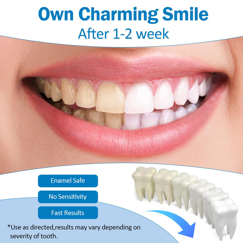 Teeth Whitening Pen - Professionally Stain Removal Teeth Whitening Gel Formula, No Sensitivity Effective Teeth Whitener, Mint (0.11 Fl Oz (Pack of 4)) 0.11 Fl Oz (Pack of 4)