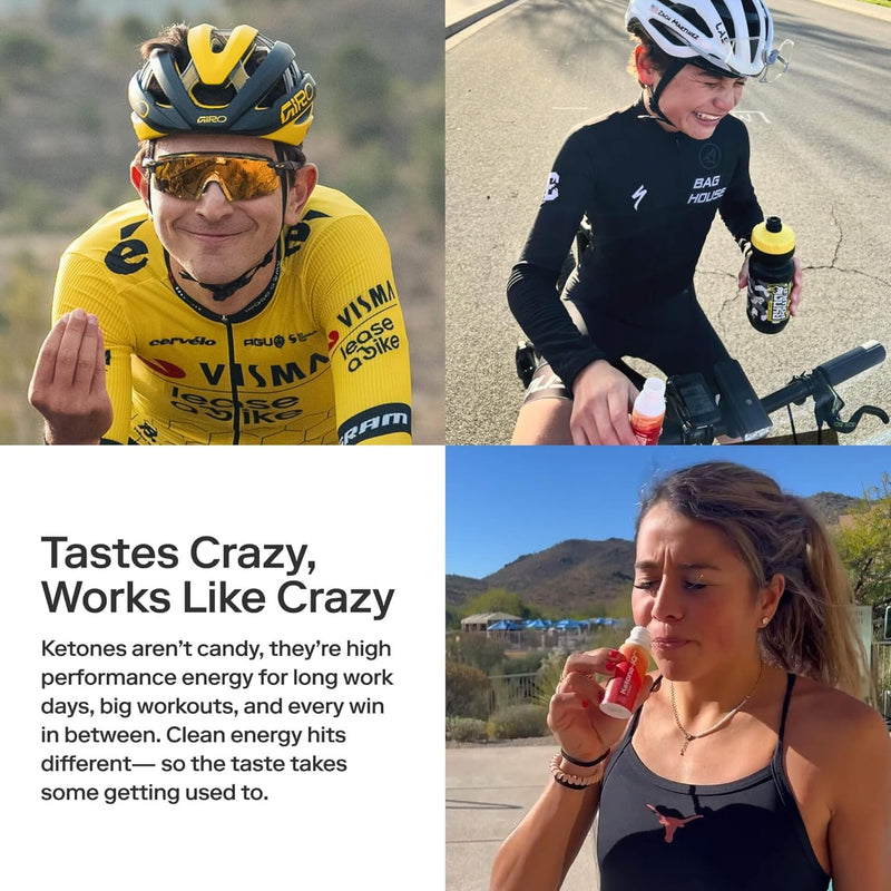 Ketone-IQ Caffeine Ketone Shots for Focus, Peach, 12 Pack | 5g exogenous ketones, 100mg green tea caffeine, B vitamins. Clean energy shot for focus, endurance and recovery. Sugar free. 2 Fl Oz (Pack of 12)