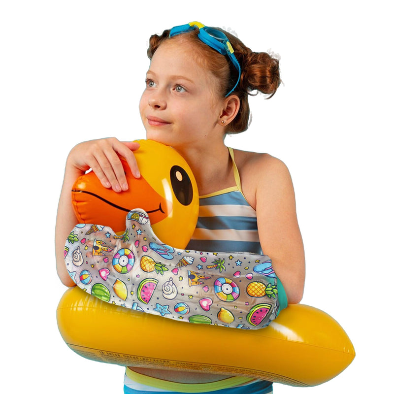 [Australia] - DOJA Barcelona | Plaster protection waterproof hand children 51x24cm | Waterproof PVC plaster protection with silicone closure | Plaster cover child or teenager | Waterproof shower protection for shower or pool 