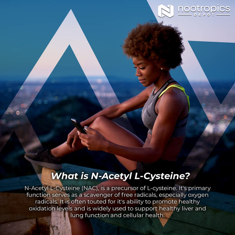 [Australia] - Nootropics Depot N-Acetyl L-Cysteine Capsules | 500mg | NAC | 180 Count | Supports Healthy Liver Function | Cellular Health | Glutathione Levels | Healthy Oxidation Levels 1 Count (Pack of 180) 