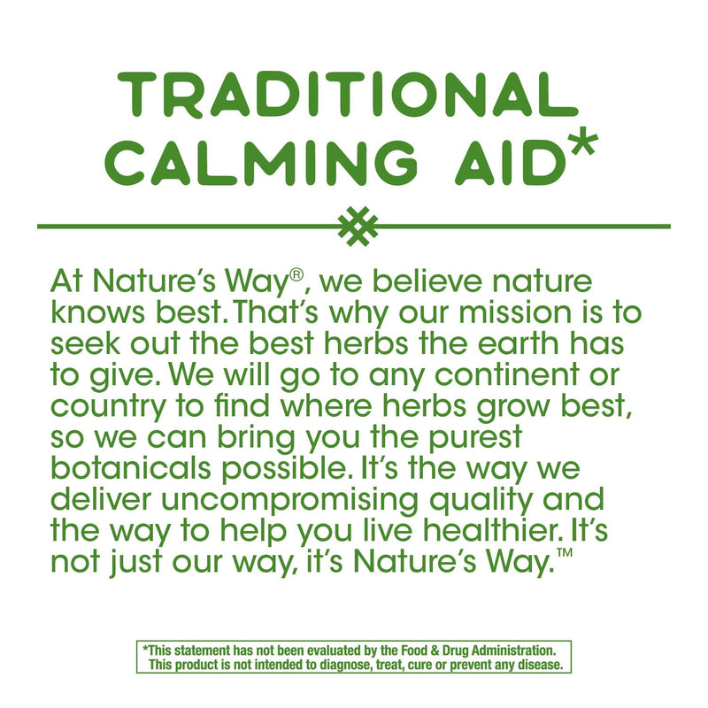 [Australia] - Nature's Way Chamomile Flower - 700 mg per 2-Capsule Serving- Traditional Calming Aid* - Herbal Supplement - Non-GMO Project Verified & Gluten Free - 100 Vegan Capsules 