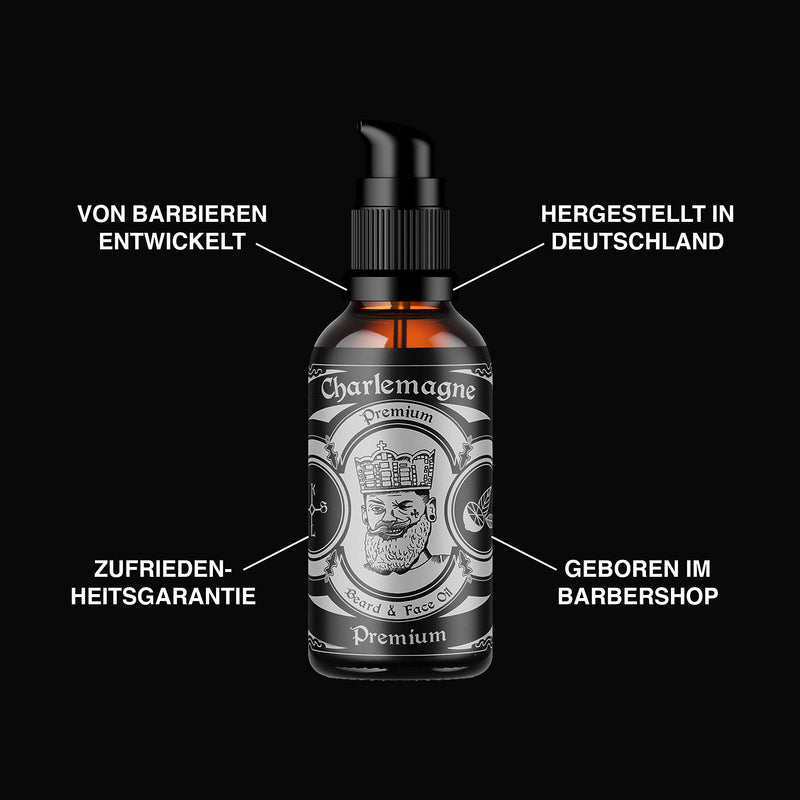 [Australia] - Charlemagne Beard Oil - Vegan Beard Care for Men - Tobacco Vanilla - Made in Germany - Stimulates Beard Growth - Natural Beard Oil - Beard Growth Agent Men Tobacco / Vanilla 30 ml (Pack of 1) 