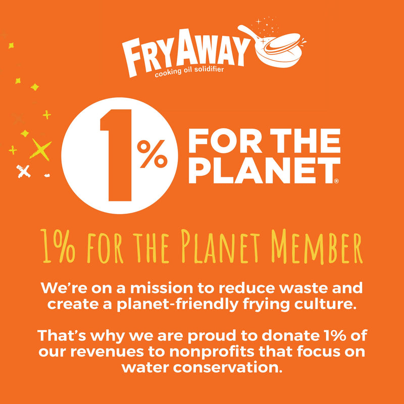 [Australia] - FryAway Super Fry Cooking Oil Solidifier, As Seen on Shark Tank, Solidifies up to 20 Cups - Plant-Based Cooking Oil Solidifier Powder that Turns Used Oil to Hard Oil for Easy Cleanup and Disposal - Easy to Use, Made in the USA, Kosher 