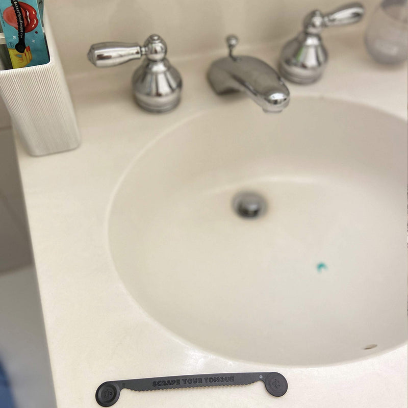 [Australia] - ScrapeYourTongue - #1 Daily Tongue Scraper for Oral Health. 100% Recyclable, BPA Free, and Gag Proof Tongue Cleaner 