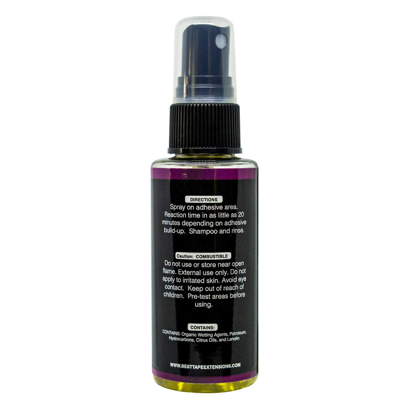 [Australia] - BEST TAPE EXTENSIONS ADHESIVE REMOVER – C22 Citrus Solvent for Hair Extensions, Wigs, Toupees – Tape in Remover, Glue Remover for Scalp, Lace, Skin – 1.5oz Spray Bottle 