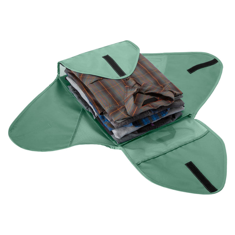 Eagle Creek Pack-It Reveal Garment Folder, Large, Willow Green | Travel Garment Bag with Compression Wings to Maximize Luggage Space, Convenient Top Handle, Quick-Drying Material