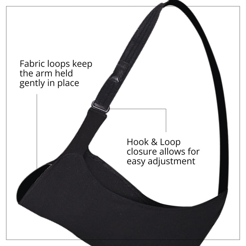 Brownmed - Joslin Sling Ultimate Arm Sling - Arm Sling for Men & Women to Support Shoulder, Elbow, or Wrist Injury - Arm Immobilizer, Shoulder Stabilizer & Rotator Cuff Support - Child/Small Adult