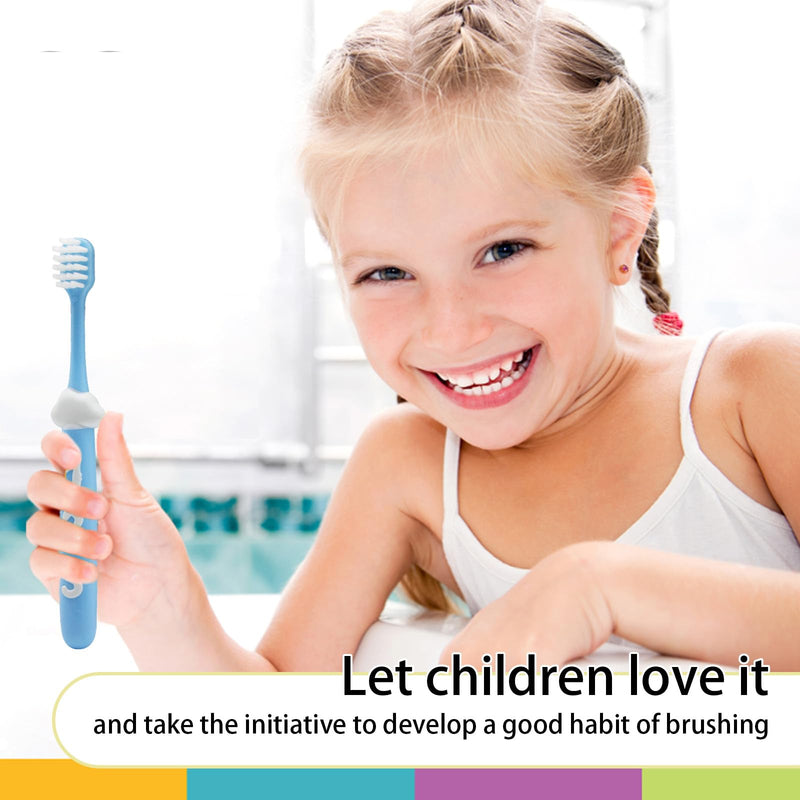 [Australia] - SNOWROSE 8 Pcs Kids Toothbrushes,Soft Bristles Toothbrushes for 2-12 Years Old Kids, Multicolor Baby Toothbrush Pack, Cute Toddler Toothbrush Girl & Boy 1 Count (Pack of 8) 