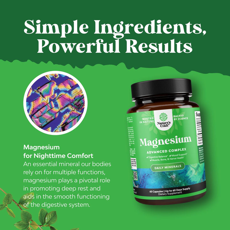 Bundle of Hair Skin and Nails Gummies for Women - Extra Strength Biotin and Collagen Gummies for Women Hair Skin Nails Support and High Absorption Magnesium Complex Supplement for Stomach & Digestion