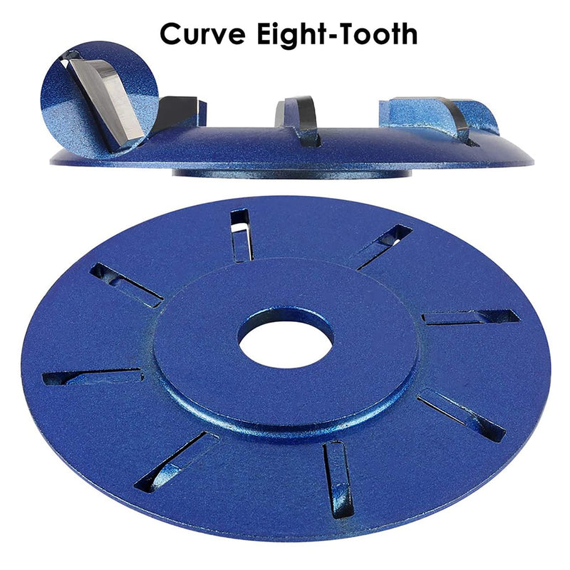 Arinda Goat Hoof Trimmers Tool - Professional Electric Hoof Trimming Disc, Metal Wood Carving Tools for Angle Grinder Attchments, Horses Cow Foot Repair (Blue 8 Teeth) Blue 8 Teeth - PawsPlanet Australia