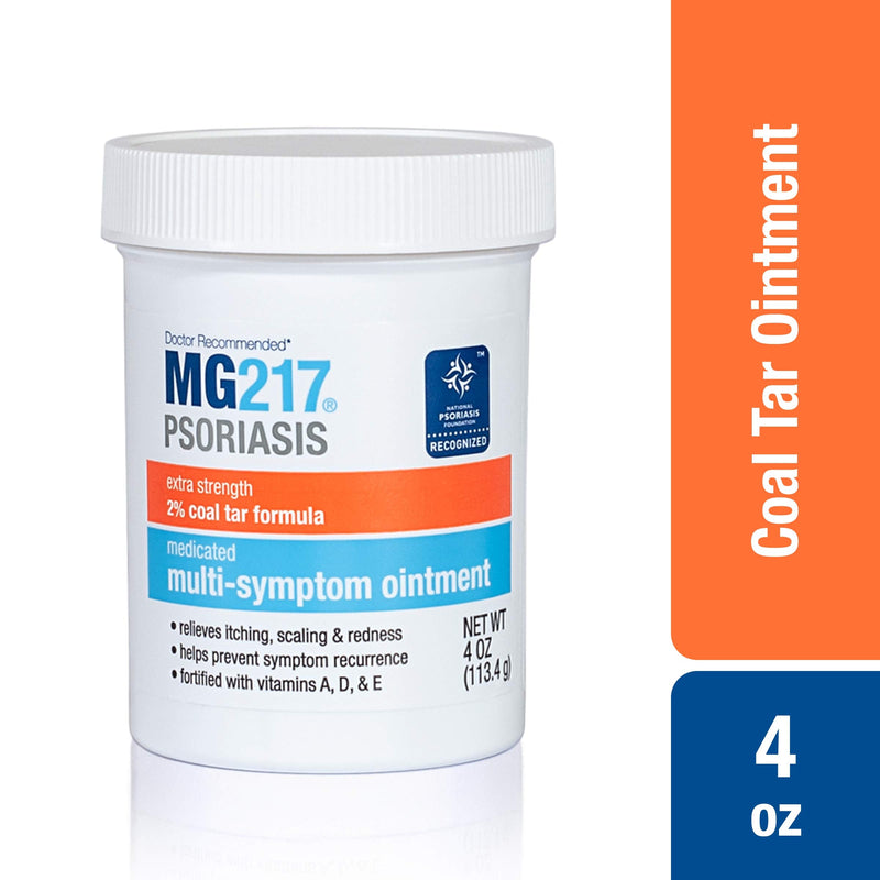 [Australia] - MG217 Multi Symptom Relief 2% Coal Tar Medicated Psoriasis Ointment oz Jar, 4 Oz 4 Ounce (Pack of 1) 