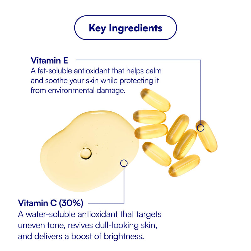Bliss Brightening Dark Spot Treatment Serum - Vitamin C & E - Silky Formula