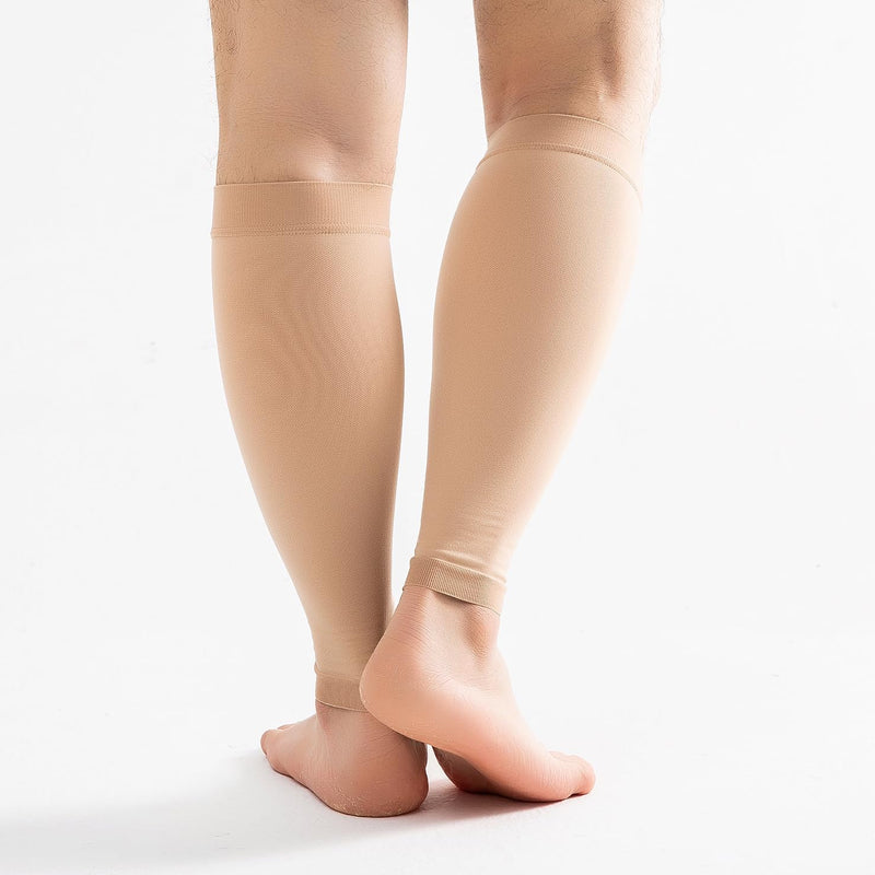 20-30mmHg 1 Pair Calf Compression Sleeve Men and Women Wide Brace for Leg Support Shin Splint Pain Relief Skin X-Large