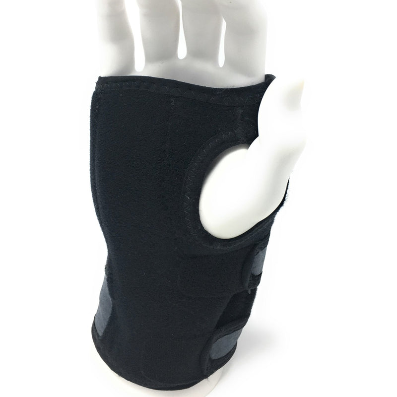 Champion Wrist Support, Universal Fit, Removable Splint, 3-Strap, Airmesh Fabric, Black,