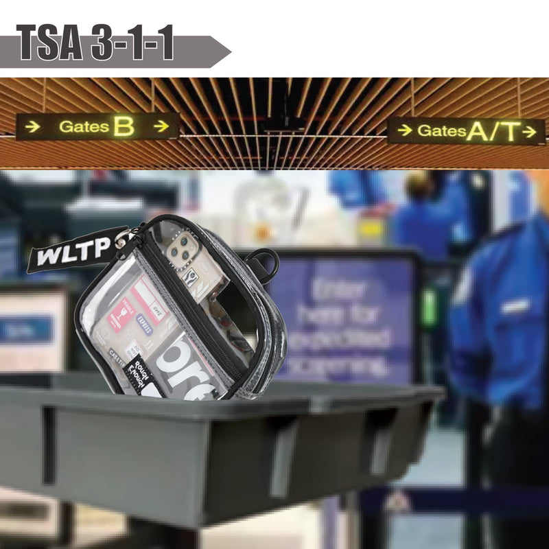 Rough Enough TSA Approved Toiletry Bag for Traveling Bundle Set