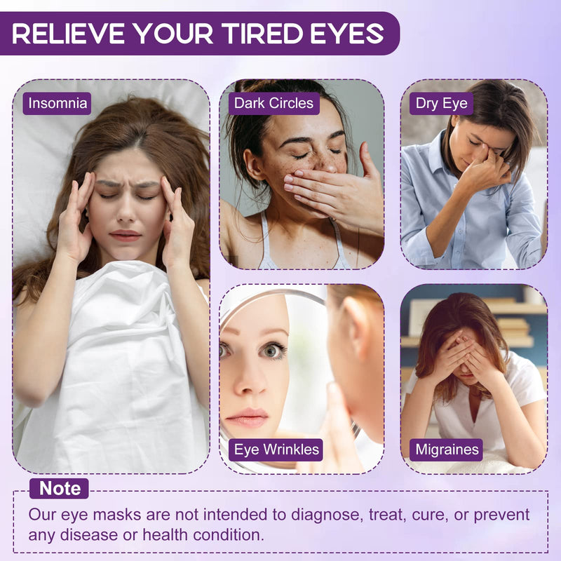 [Australia] - XPCARE 32 Pack Steam Eye Masks for Dry Eyes, SPA Warm Sleep Eye Mask, Disposable Heated Eye Mask for Dark Circles, Puffy Eyes, Relief Stress Eye Fatigue(Unscented) Unscented 1 Count (Pack of 32) 