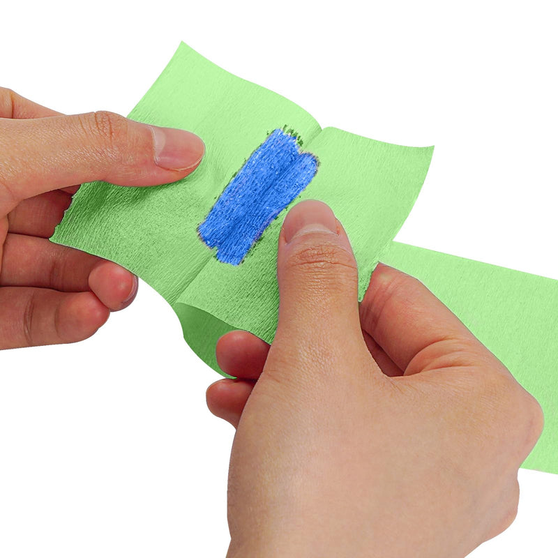 [Australia] - Hair Removal Strips - 5 Rolls, 500 Strips Green, Disposable & Flexible Paper Neck Strips for Salon Hair Cutting & Stylist, Water Resistant and Self-Adheres to Neck 