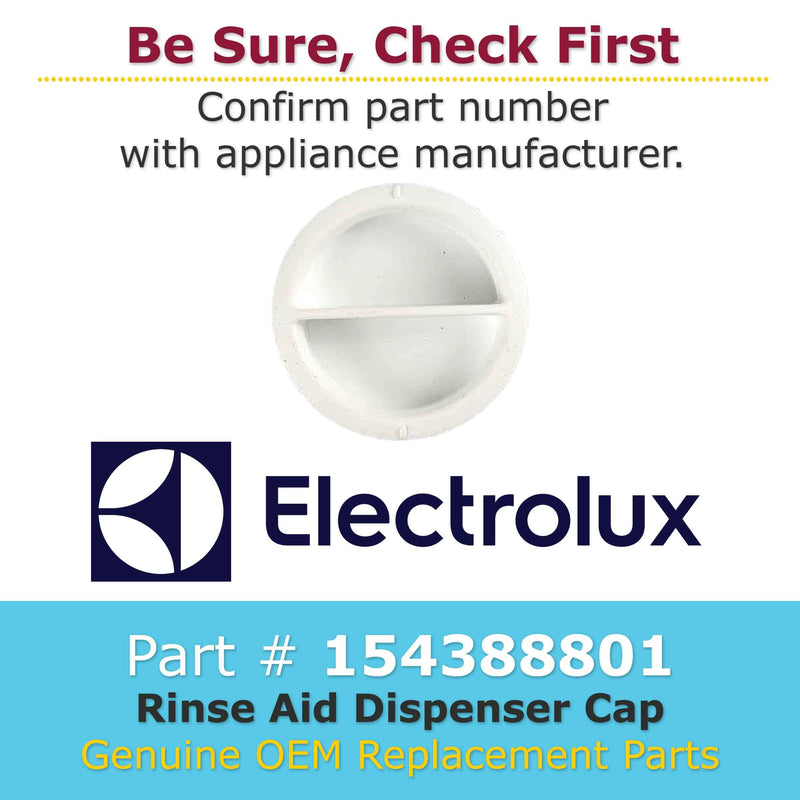 [Australia] - Electrolux 154388801 Frigidare Rinse Aid Dispenser Cap 