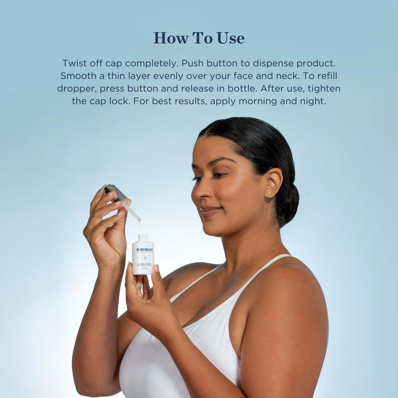 Beverly Hills MD Brighten + Tighten Restorative Facial Oil | Vitamin C facial oil helps moisturize and even the look of skin on the face, neck and decollete