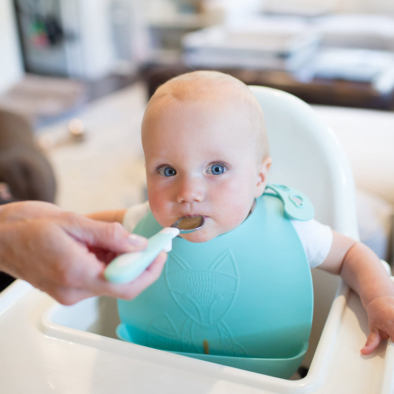 [Australia] - Dr. Brown's Designed to Nourish Soft-Grip Spoon and Fork Set,Teal 1 - Spoon and Fork Set, Teal 