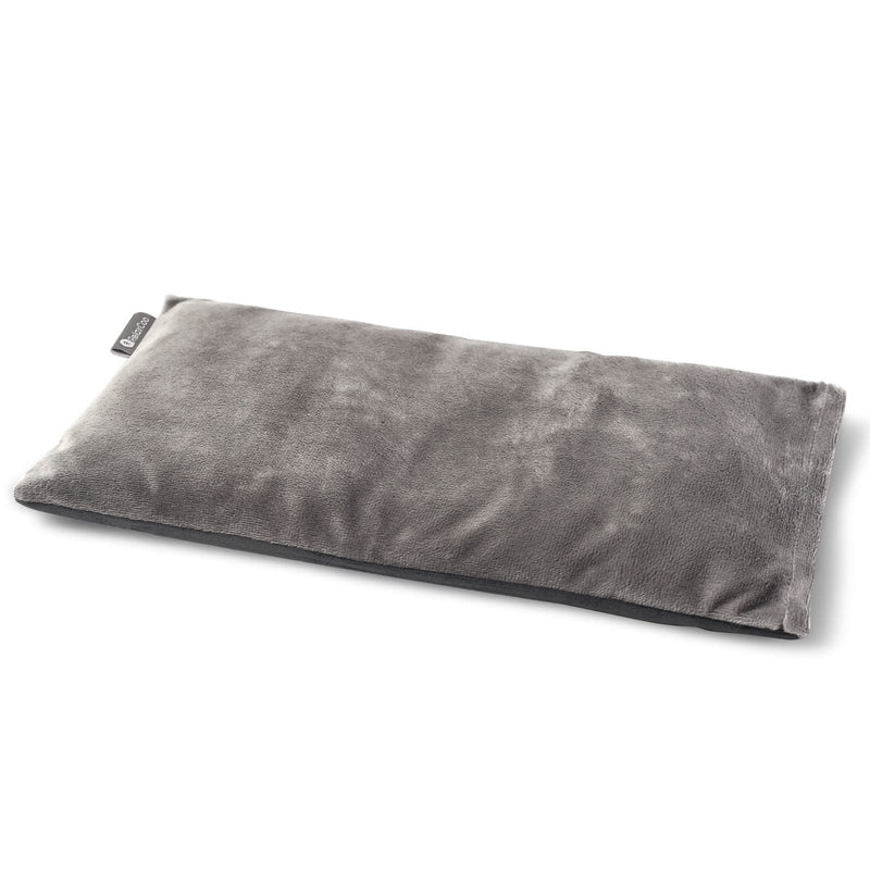 [Australia] - Heating pad Microwavable with Washable Cover 6 * 12" Microwave Moist Heat Pad for Neck Shoulder, Cramps, Back Pain Relief, Warm Compress Rice Bean Bag Hot Pack for Muscles, Joints, Lavender Grey 1 Pack 