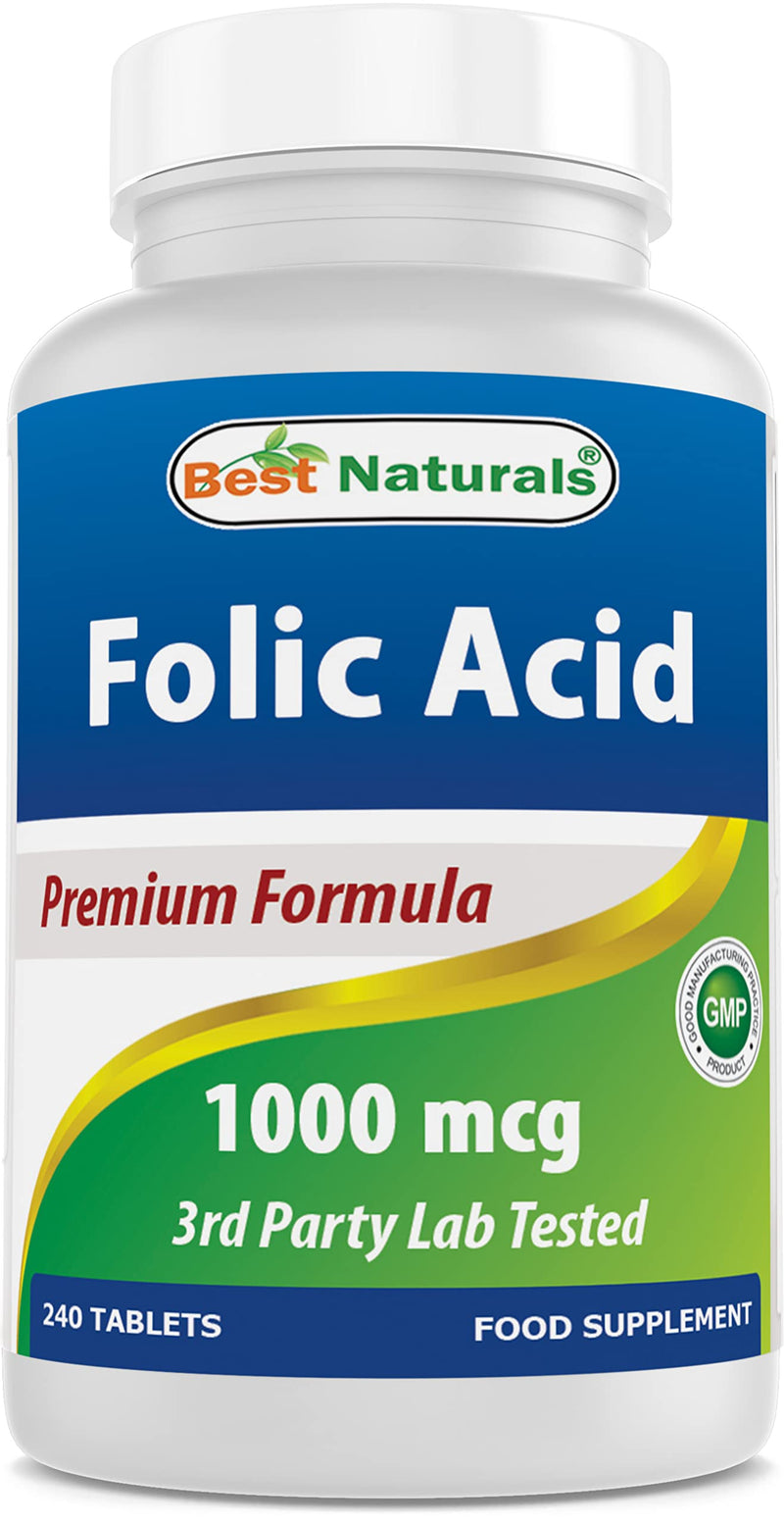 Best Naturals Biotin 10,000 Mcg & Folic Acid 1000 mcg
