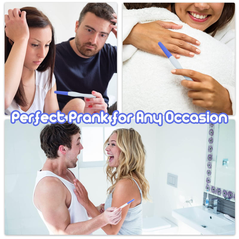 Fake Pregnancy Test Strips,4Packs Always Positive Early Pregnancy Test Kit,Prank HCG Pregnancy Rapid Test for April Fools' Joke Gag,Blue & Pink