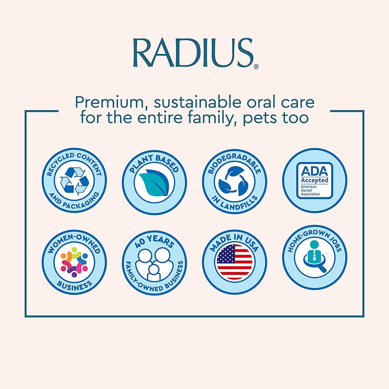 RADIUS Children's Toothpaste, Coconut Banana, 3 oz, Non-Toxic Chemical-Free Gluten-Free, Designed to Improve Gum Health & Prevent Cavities, Pack of 2 3 Ounce (Pack of 2)