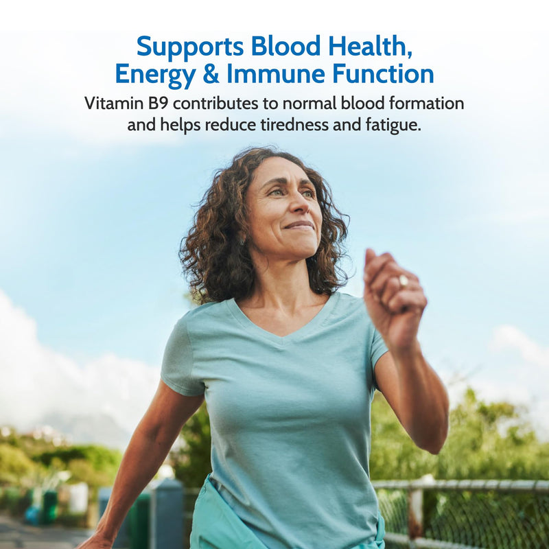 Folic Acid 1000mcg 240 Tablets 8 Month Supply High Strength Vitamin B9 Supports Energy, Blood Formation, Immune System & Pregnancy, Vegan UK Made - Health4All 240 count (Pack of 1)
