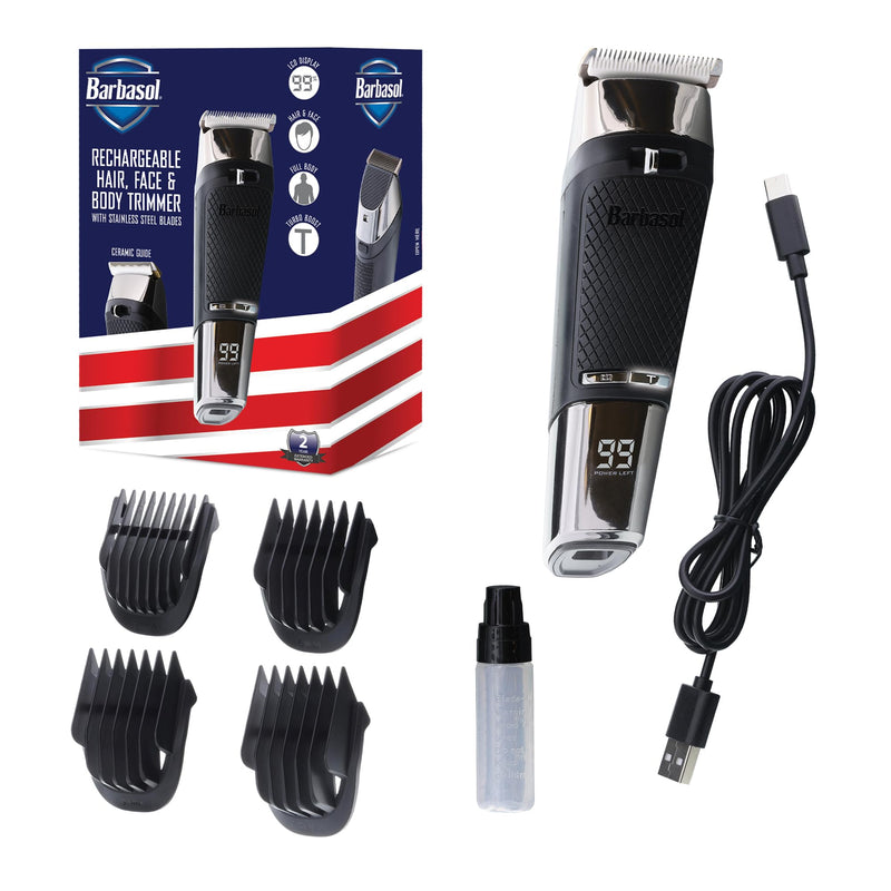 [Australia] - Barbasol Hair Face and Body Trimmer Hair-Face and Body Trimmer, Xtreme Easy Use 