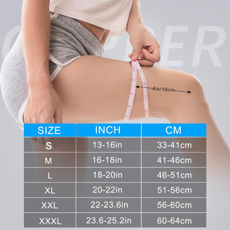 [Australia] - Copper Knee Brace for Women and Men(2 pack)-Knee Compression Sleeve with Straps,Knee Braces for Knee Pain,Knee Support for Arthritis Medium 