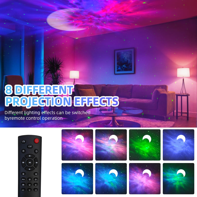 [Australia] - Astronaut Galaxy Projector - Star Projector, Bluetooth Speaker, White Noise, Star and Moon Galaxy Lights for Bedroom with Timer, Nebula Night Light 360° Adjustable with remote, Starry galaxy projector 