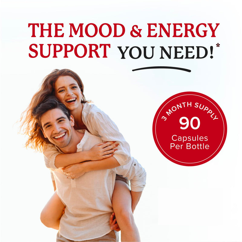 Saffron Supplement | Pure 4:1 Saffron Extract Capsules | Supports Mood, Focus, Eye Health & Energy Balance | Crocus Sativus Extract | Vegan, Gluten-Free & Non-GMO | 3-Month Supply | 90 Capsules