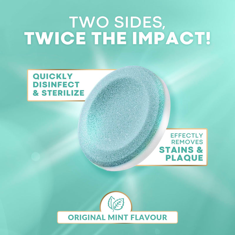 [Australia] - Vevmax retainer cleaning tablets - 48 tablets (1.5 month supply) retainers, dentures, mouth guards, braces, aligner cleaner, perfect for ultrasonic braces cleaner 