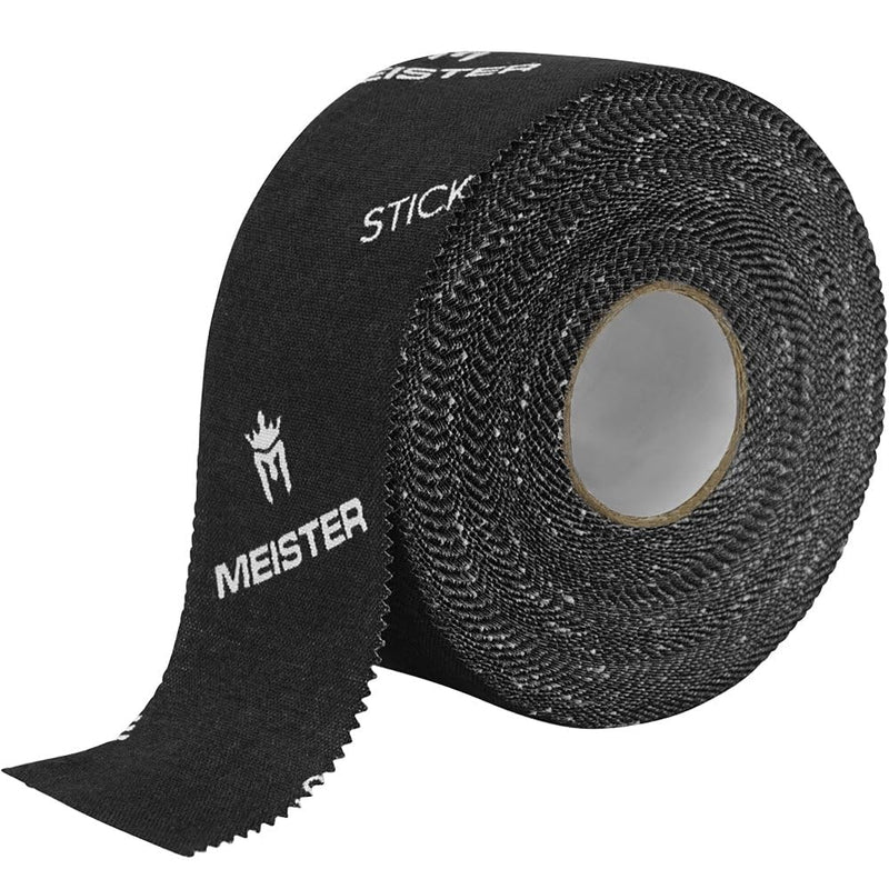 Meister StickElite Professional Porous Athletic Tape - 15yd x 1.5" - Black - 2 Rolls 2 Count (Pack of 1)
