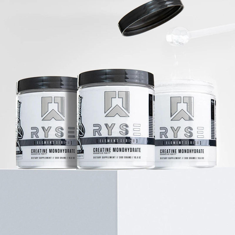[Australia] - RYSE Up Supplements Element Series Creatine Monohydrate | Increase Lean Muscle Mass | Improve Strength & Power | Reduce Fatigue | Perform Better | 60 Servings 
