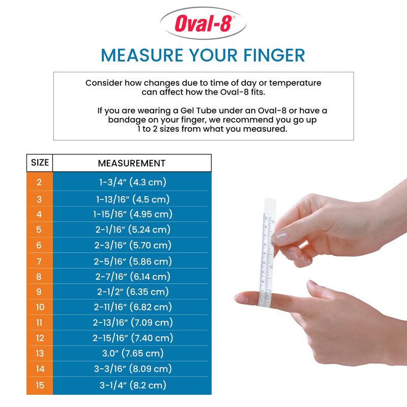 [Australia] - 3-Point Products BEIGE Oval-8 Finger Splints, Support and Protection for Arthritis, Trigger Finger or Thumb, and Other Finger Conditions, 5-Pack, Size 5 Size 5 (Pack of 5) 