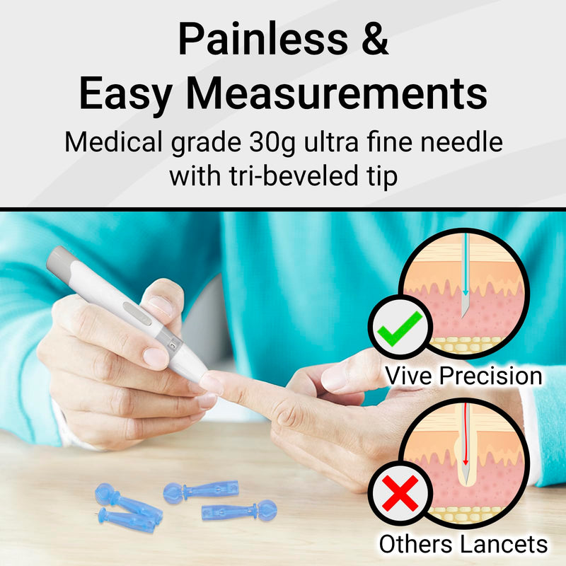[Australia] - Easy-Twist Lancets for Diabetes Blood Sugar Extraction Testing, 30 Gauge Single Use Disposable Finger Pricker Needle Pen for Glucose Monitoring Devices (300 Easy-Twist Lancets) 300 Easy-Twist Lancets 