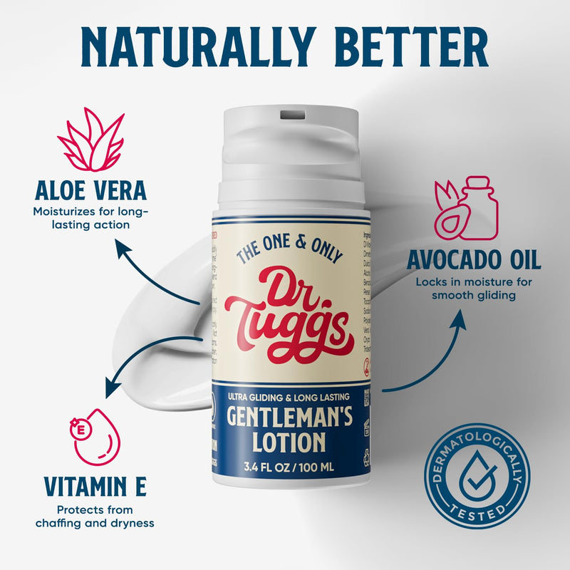 Gentleman’s Lotion – Me Time Lotion for Men with Moisturizing Aloe Vera, Avocado Oil & Vitamin E – Long-Lasting, Smooth, Non-Greasy Formula – Made in USA – 3.4 fl oz (2 Pack, 3.4oz Each) 3.4 Fl Oz (Pack of 2)