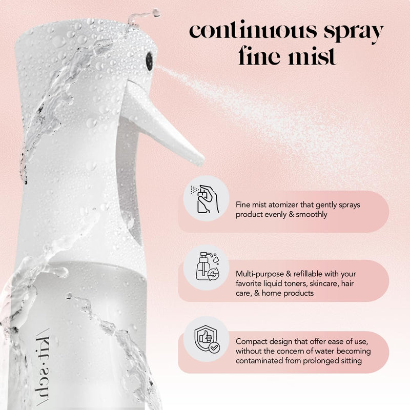Kitsch Spray Bottle (Whites) & Shower Head Filter with Discount