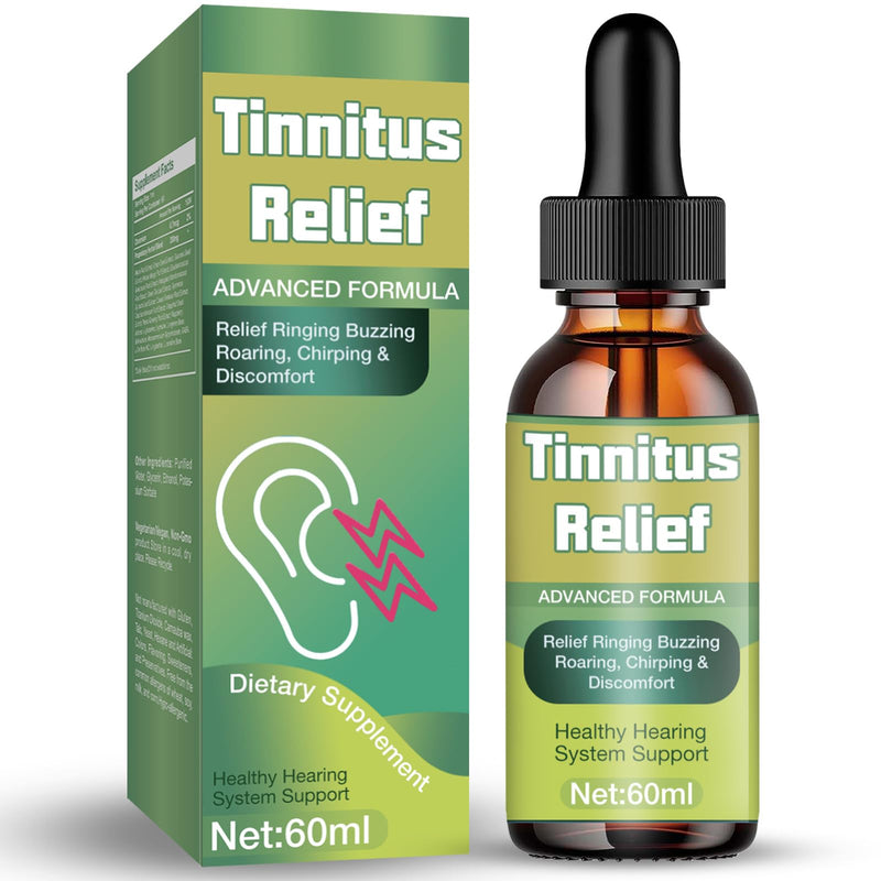 [Australia] - Tinnitus Relief for Ringing Ears Effectively,Natural Ingredients Ear Ringing Relief Drops, Soothes Headache and Improves Hearing Tinnitus Oil metal 