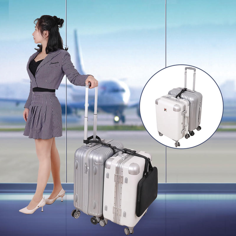 J Hook Luggage Strap Two Add a Bag Suitcase Strap Belt