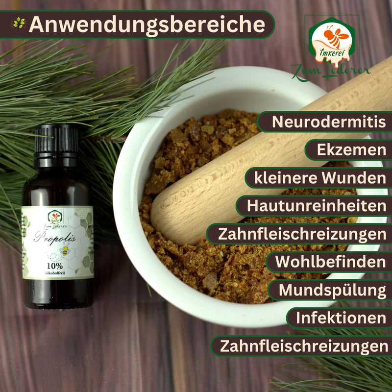 [Australia] - Propolis drops without alcohol - from the beekeeper - Propolis for children, animals and adults - 10% propolis extract from Germany - Propolis drops without alcohol (30ml, 30, milliliter) 30 ml (pack of 1) 30.0 