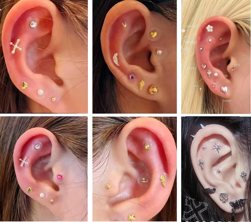 [Australia] - Ear Seeds Acupuncture Kit - 100 Pieces - Acupressure with Ears Seed, with Bonus Free Chart and Brass Acupressure Probe - for Balance & Wellness (Gold-100pcs) Gold-100pcs 